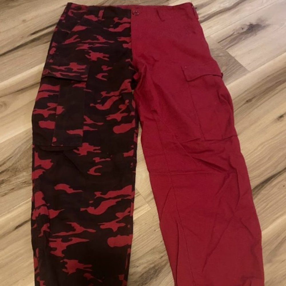 Baggy Camo Cargo Pants Womens